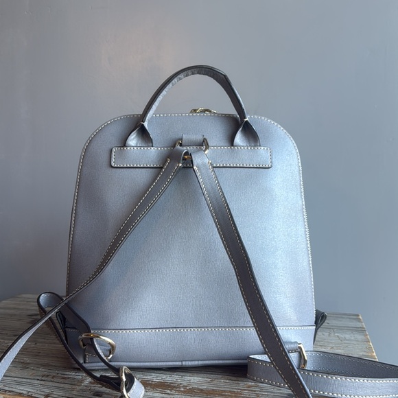 china leather backpacks micani Miramar Mini Women's Backpack Functional A top handle Petunia Lo & Sons: Del Colour:Port Chicory Coffee